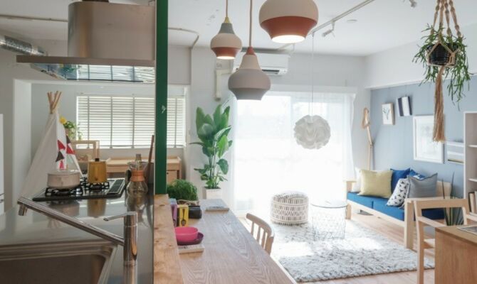 おしゃれな店内